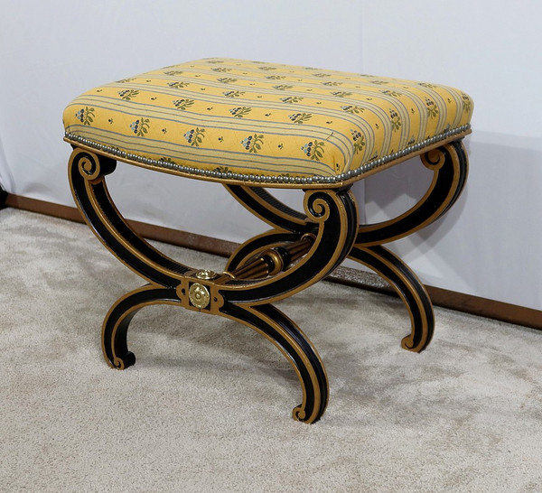 Curule stool, Napoleon III period – Mid-19th century