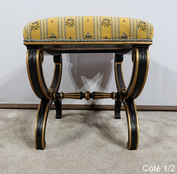 Curule stool, Napoleon III period – Mid-19th century