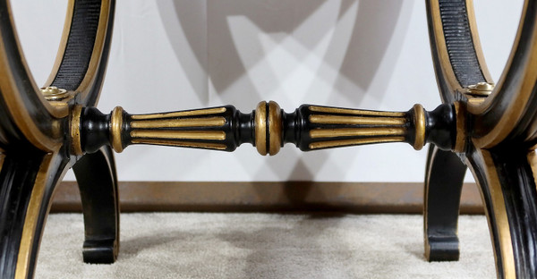 Curule stool, Napoleon III period – Mid-19th century