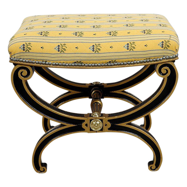 Curule stool, Napoleon III period – Mid-19th century
