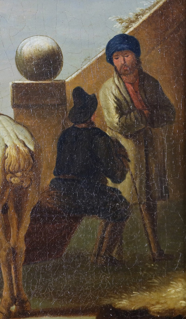 Paire de Tableaux « Scènes Espagnoles » – Milieu XIXe
