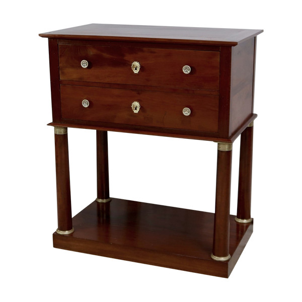 Mahogany Chiffonniere Console, Empire - Early 19th Century