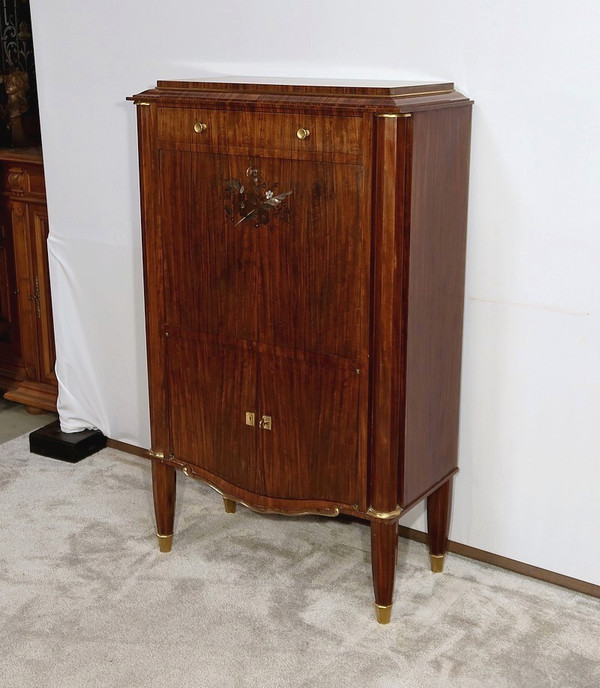 Secretaire in Precious Wood, signed J. Leleu, Art Deco – 1940