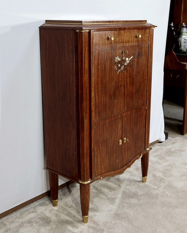 Secretaire in Precious Wood, signed J. Leleu, Art Deco – 1940
