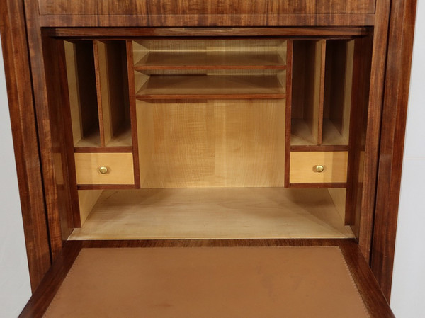 Secretaire in Precious Wood, signed J. Leleu, Art Deco – 1940