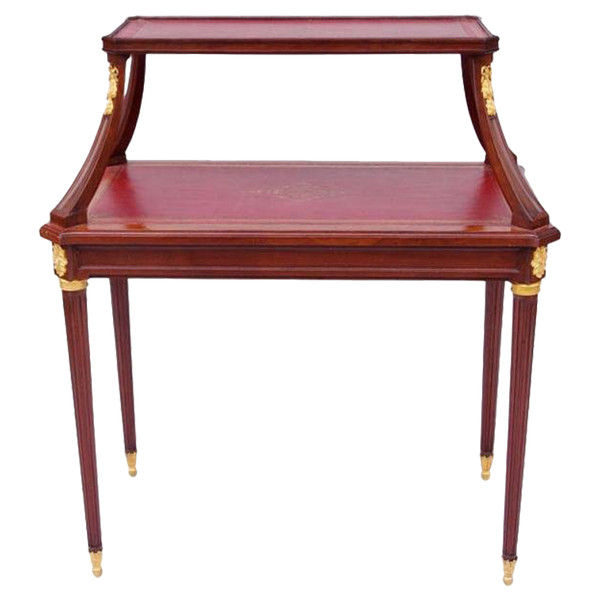 Louis XVI Style Mahogany Tea Table, XIXth Century - LS1843851