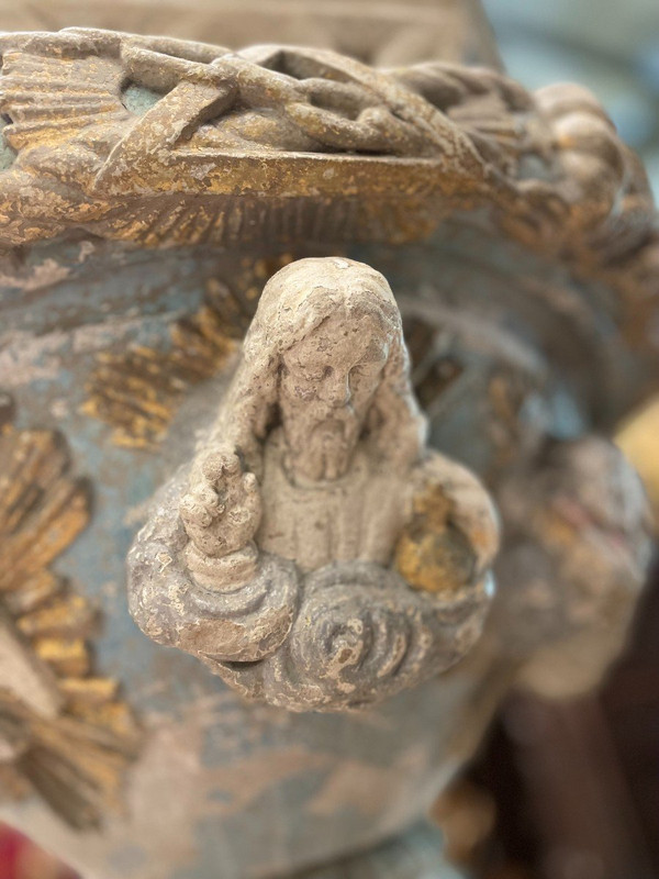 Baptismal Fonts with Rich Decors - 16th century