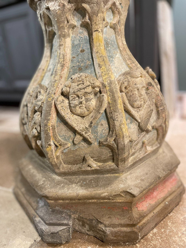 Baptismal Fonts with Rich Decors - 16th century