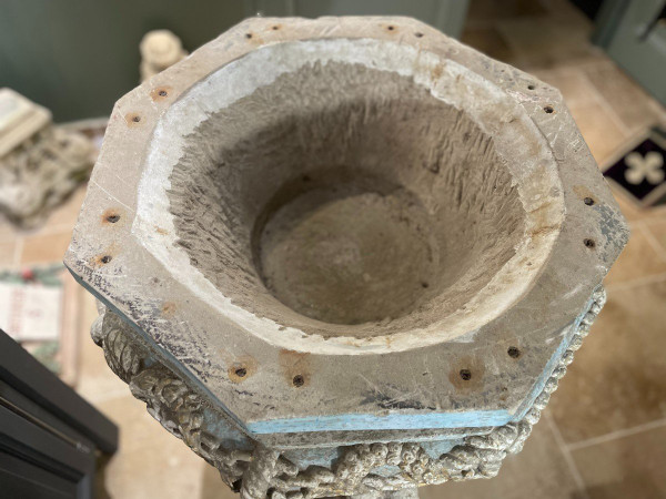 Baptismal Fonts with Rich Decors - 16th century