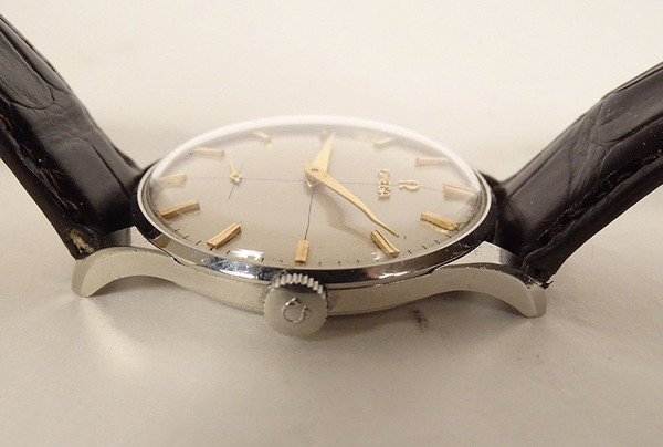 Vintage Omega Uhr Modell 30t2 Jumbo 37mm Stahl Schweizer Lederarmband Zwanzigster