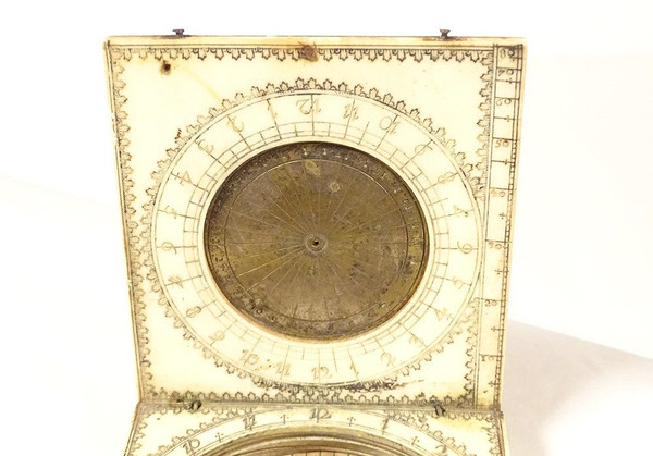 Cadran Solaire Universel Diptyque Lunaire Jacques Sénécal XVIIè