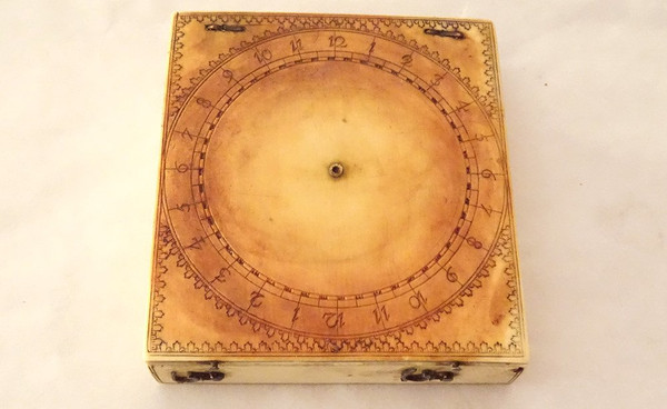 Cadran Solaire Universel Diptyque Lunaire Jacques Sénécal XVIIè