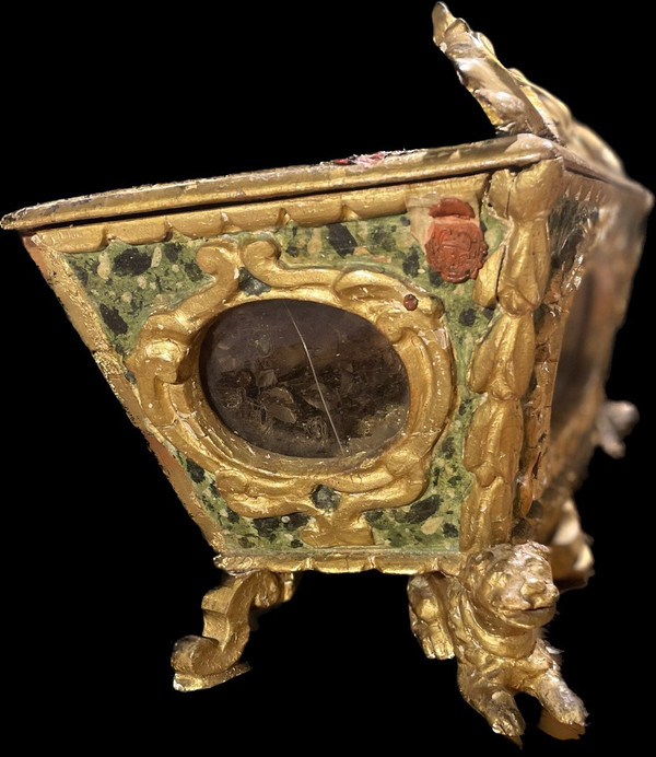 Hunting Venetian Reliquary - Saint Pacific - 18th century