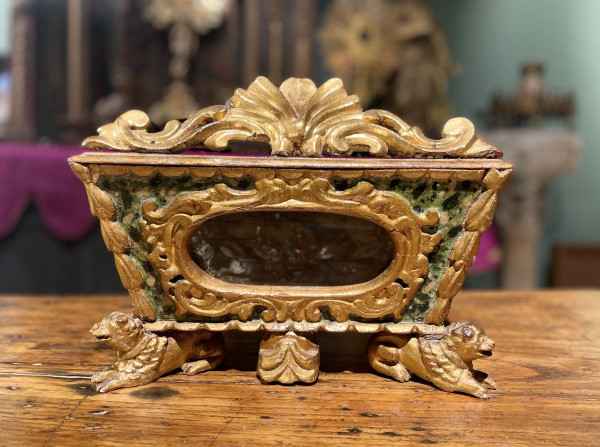 Hunting Venetian Reliquary - Saint Pacific - 18th century