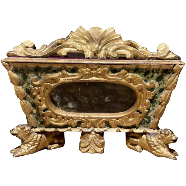 Hunting Venetian Reliquary - Saint Pacific - 18th century