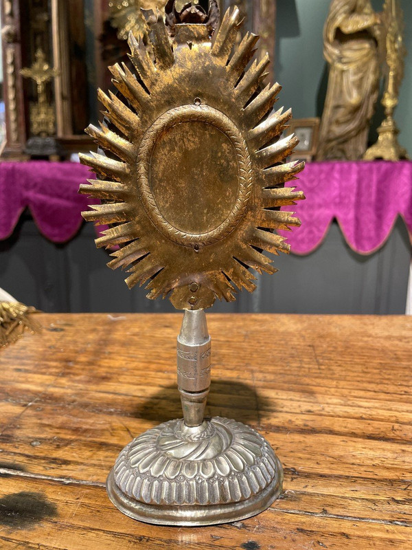 Monstrance Austrian Reliquary - Late 18th Century