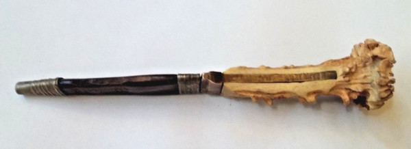 Fixed blade hunting knife, late 19th century