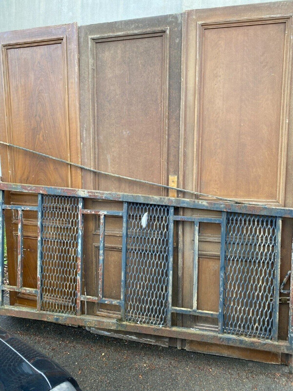 Suite Of Three Passage Doors In Solid Fir XX Century