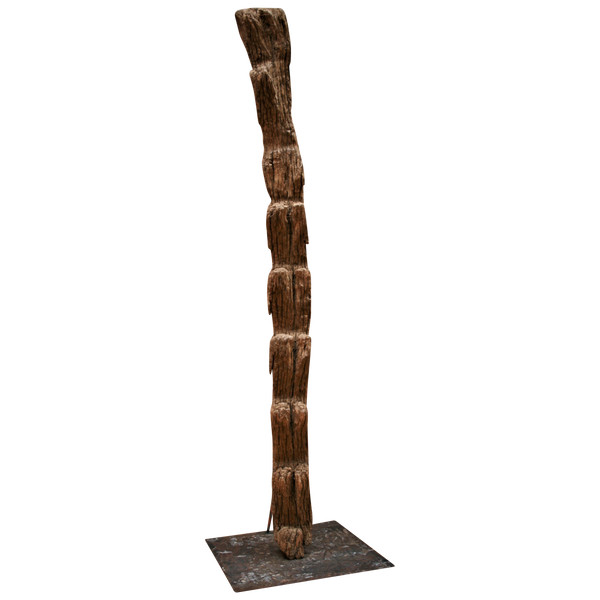 Scaletta in legno molto antica proveniente da granai africani