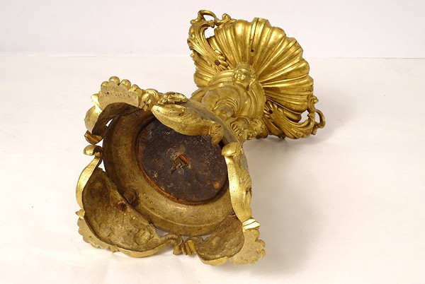 Großer Duftbrenner Bronze Vergoldet Victor Raulin Cherubinen Amore Faune XIX.