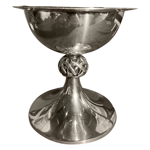 Calice consacrato in argento con patena - 1940 circa
