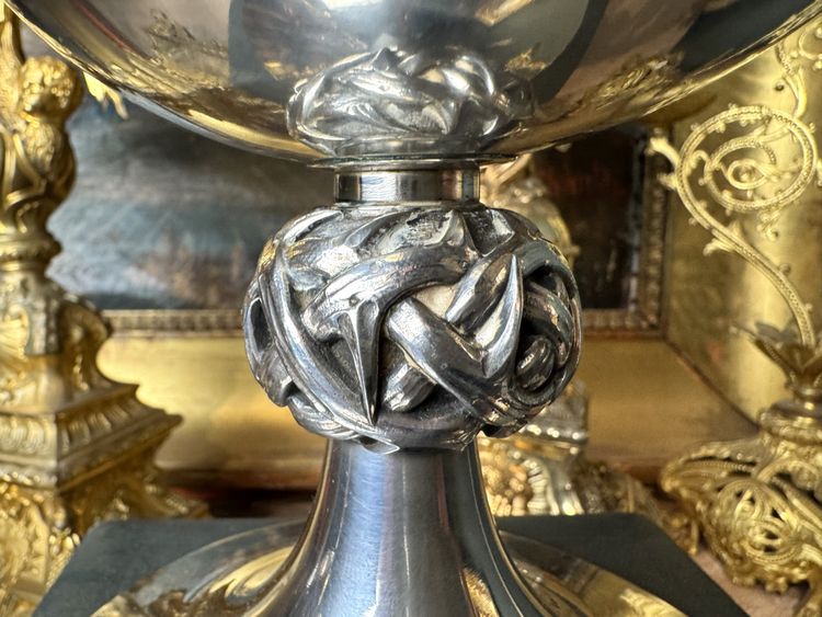 Calice consacrato in argento con patena - 1940 circa