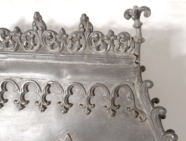 Fonte Acqua Battesimale Riserva Piombo Mâcon Borgogna Alta Epoca XVI