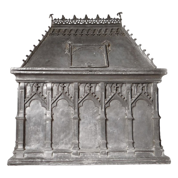 Fonte Acqua Battesimale Riserva Piombo Mâcon Borgogna Alta Epoca XVI