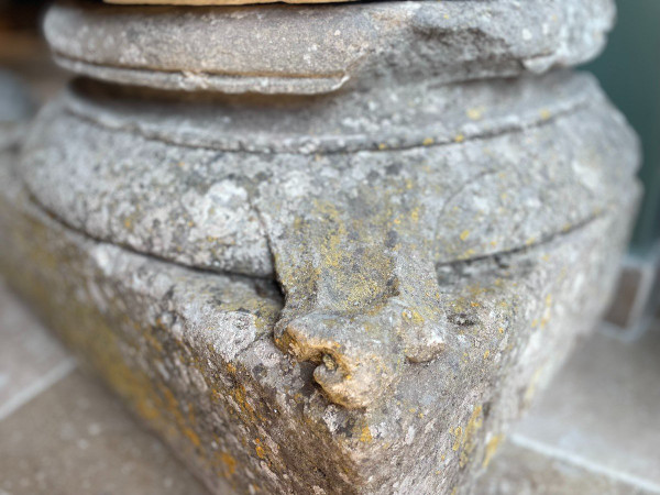 Important Stone Applique Capital - Late 12th Century