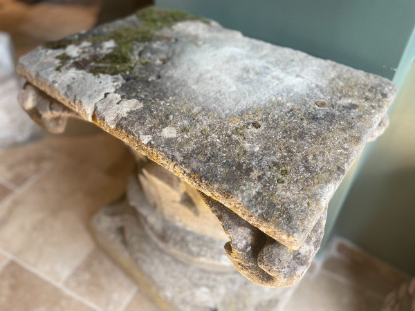 Important Stone Applique Capital - Late 12th Century