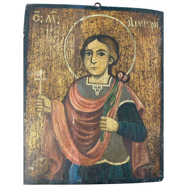 Icona Di San Dimitri - XIX