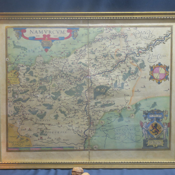 18th century map of the Namur region