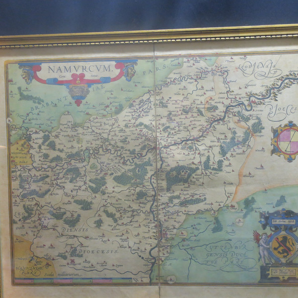 18th century map of the Namur region