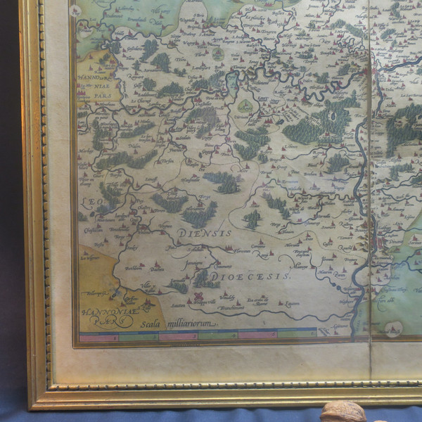 18th century map of the Namur region