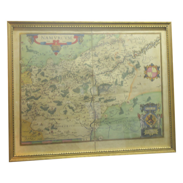 18th century map of the Namur region