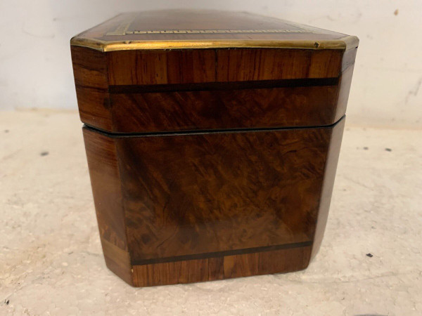 Napoleon III Tea Box Boulle Marquetry Box XIX Century
