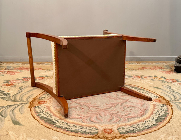 Pair Of Curules Stools From The Directoire Period Around 1795