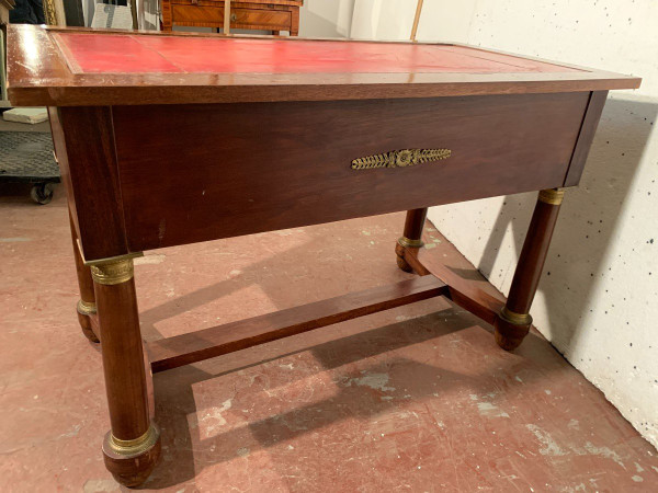 Bureau De Style Empire En Acajou Et Placage XX Siècle