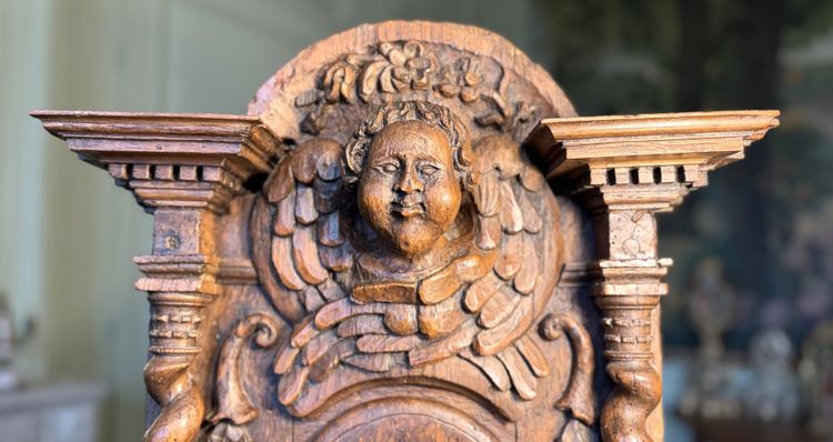 Walnut Tabernacle Front - 17th century