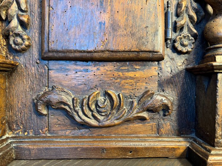 Walnut Tabernacle Front - 17th century