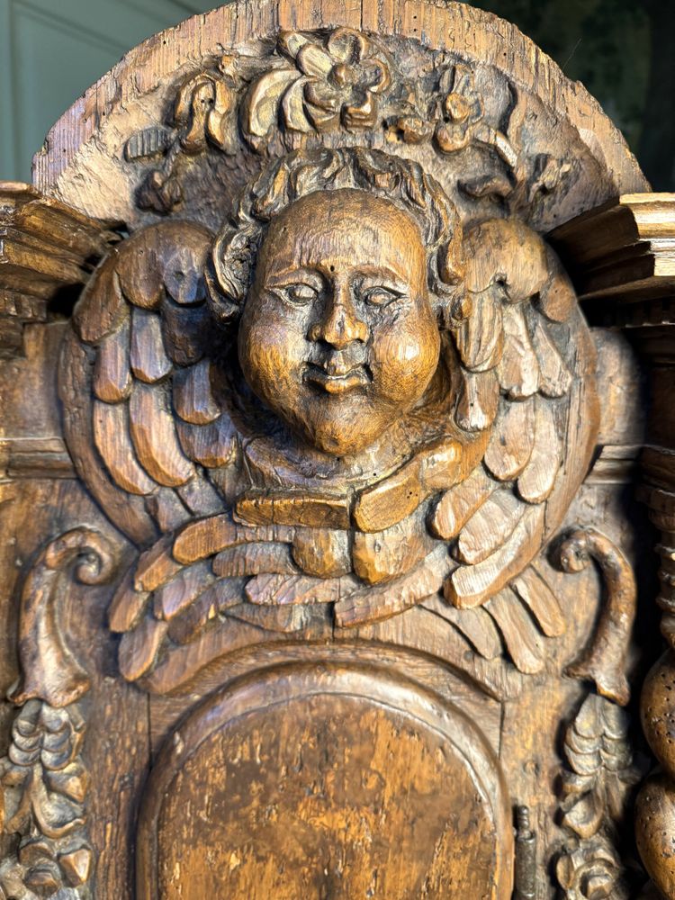 Walnut Tabernacle Front - 17th century