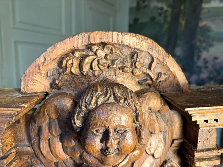 Walnut Tabernacle Front - 17th century