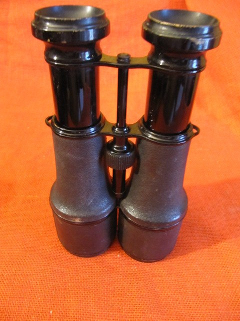 Superior military artillery binocular with box made by Duval Ainé in Annecy.