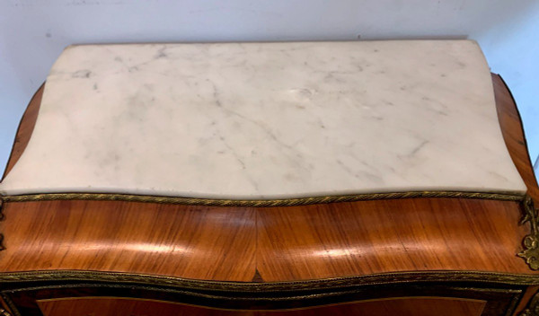 Segretario di Lady Napoleon III in palissandro e piano in marmo palissandro