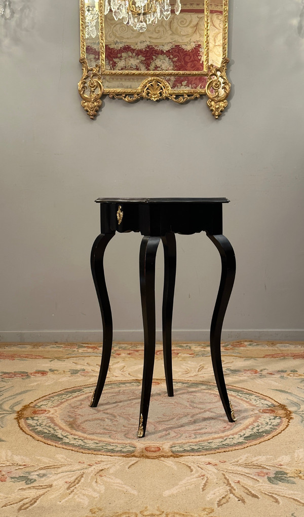 Poudreuse Coiffeuse De Style Louis XV Epoque XIXeme About 1870