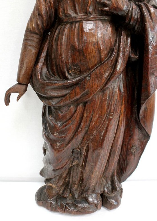 Statua di un Santo in quercia - XIX secolo
