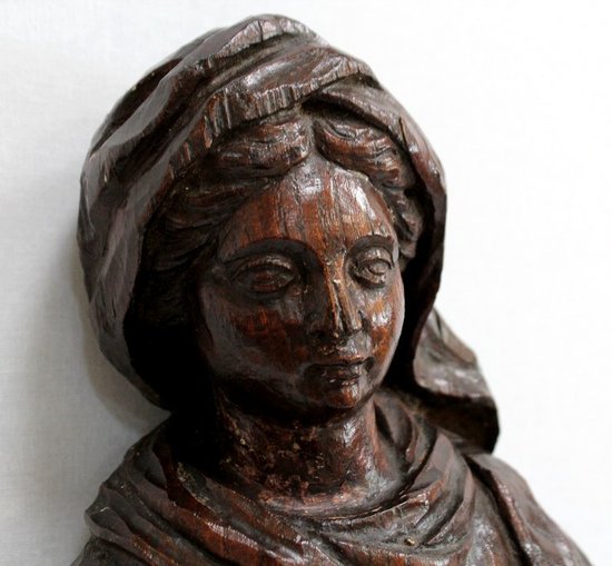 Statua di un Santo in quercia - XIX secolo
