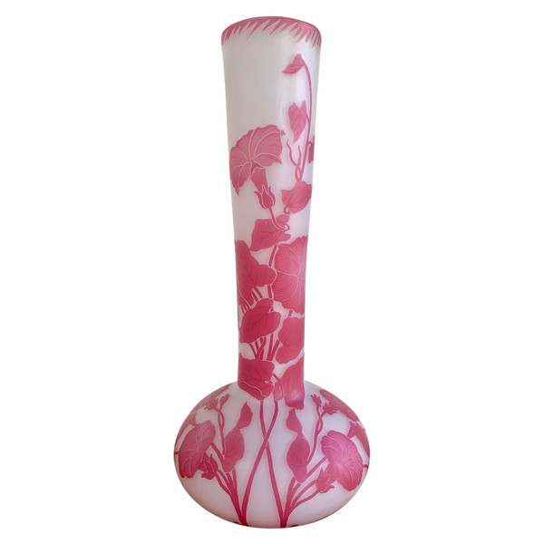 Vase Cristallerie De Pantin Period Stumpf, Touvier, Viollet & C