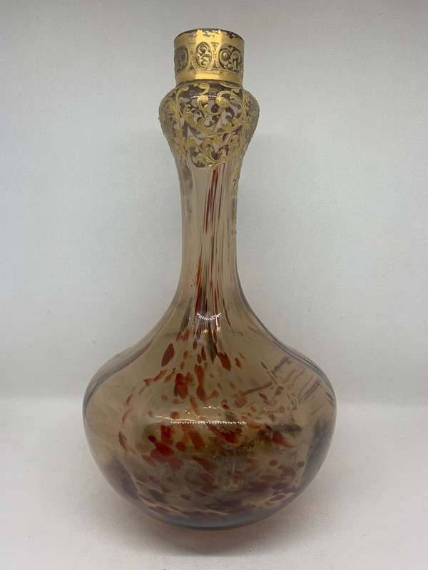 "Vase Mellerio Frères, Verreries d'Aubervilliers" (Aubervilliers glassworks)