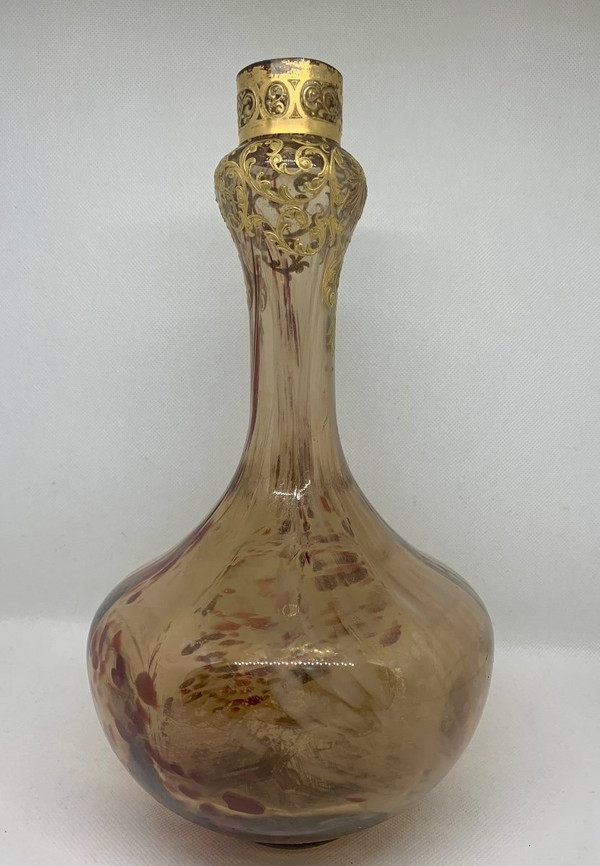 "Vase Mellerio Frères, Verreries d'Aubervilliers" (Aubervilliers glassworks)